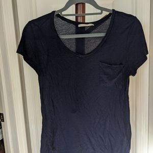 Active Basic Navy T Shirt